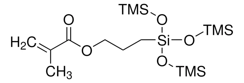 Sigma-Aldrich 3-[三（三甲基硅氧基）硅烷基] 甲基丙烯酸丙酯，含有~100 ppm MEHQ + HQ作为稳定剂，98%