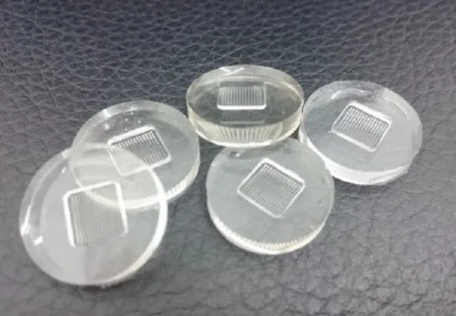 Sigma-Aldrich Microneedle template,10 x10阵列,H 700 μm,基底尺寸200 μm,间距500 µm