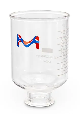 默克密理博 用于真空过滤的Millipore玻璃漏斗，1 L，47 mm，硼硅酸盐，磨砂玻璃密封