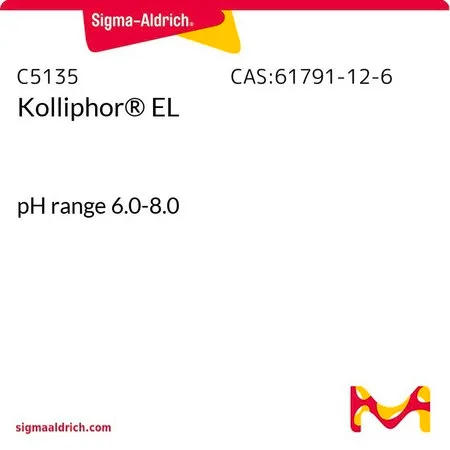 Sigma-Aldrich 蓖麻油，乙氧基化，pH范围6.0-8.0