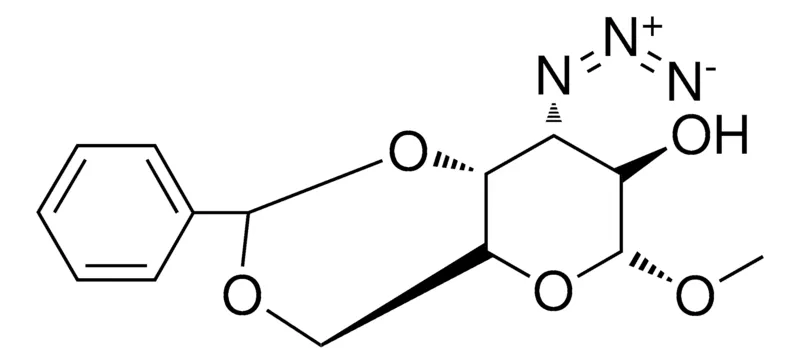 Sigma-Aldrich 8-AZIDO-6-METHOXY-2-PHENYL-HEXAHYDRO-PYRANO(3,2-D)(1,3)DIOXIN-7-OL,AldrichCPR