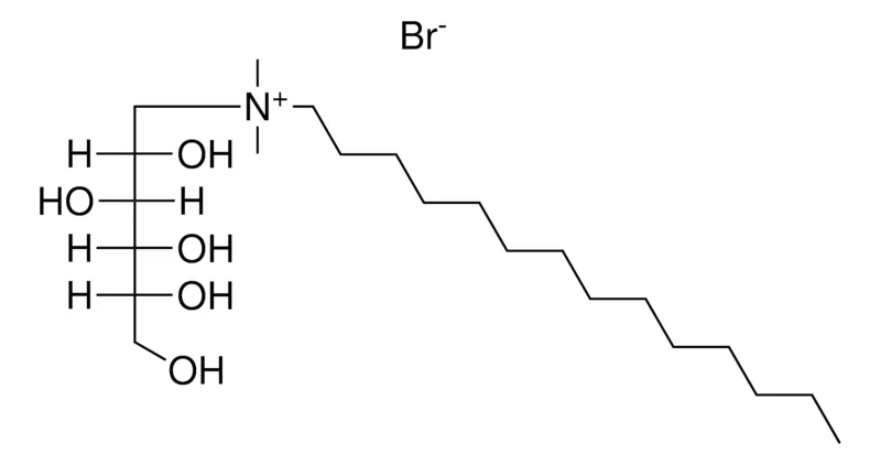 Sigma-Aldrich DIMETHYL-(2,3,4,5,6-PENTAHYDROXY-HEXYL)-TETRADECYL-AMMONIUM, BROMIDE,AldrichCPR