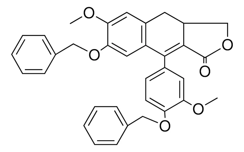 Sigma-Aldrich 7-BENZYLOXY-9-(4-BENZYLOXY-3-MEO-PH)-6-MEO-3A,4-2H-3H-NAPHTHO(2,3-C)FURAN-1-ONE,AldrichCPR
