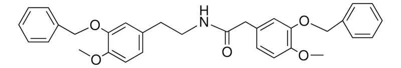 Sigma-Aldrich 2-(3-BENZYLOXY-4-MEO-PH)-N-(2-(3-BENZYLOXY-4-METHOXY-PHENYL)-ETHYL)-ACETAMIDE,AldrichCPR
