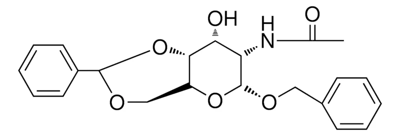 Sigma-Aldrich N-(6-BENZYLOXY-8-HO-2-PHENYL-HEXAHYDRO-PYRANO(3,2-D)(1,3)DIOXIN-7-YL)-ACETAMIDE,AldrichCPR