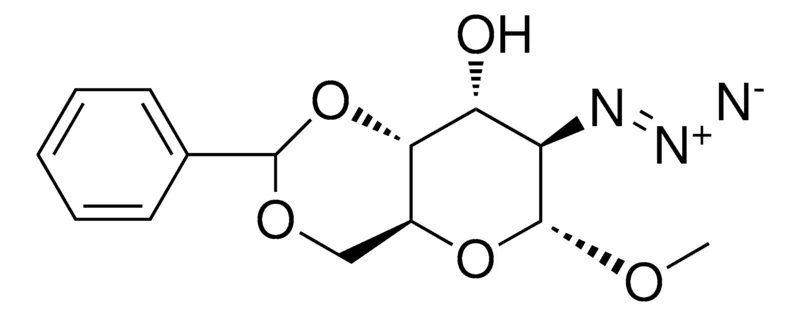 Sigma-Aldrich 7-AZIDO-6-METHOXY-2-PHENYL-HEXAHYDRO-PYRANO(3,2-D)(1,3)DIOXIN-8-OL，AldrichCPR