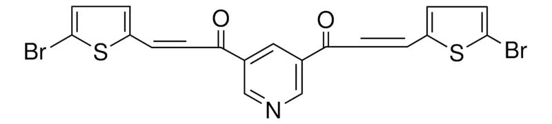 Sigma-Aldrich 3-(BR-THIOPHEN-2-YL)-1-(5-(3-(BR-THIOPHEN-2-YL)-ACRYLOYL)-PYRIDIN-YL)-PROPENONE，AldrichCPR