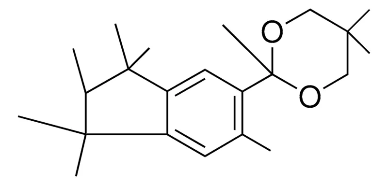 Sigma-Aldrich 2-(1,1,2,3,3,6-HEXAMETHYL-INDAN-5-YL)-2,5,5-TRIMETHYL-(1,3)DIOXANE,AldrichCPR