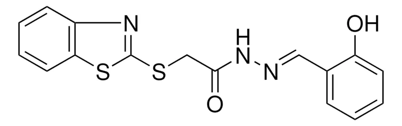 Sigma-Aldrich 2-(BENZOTHIAZOL-2-YLSULFANYL)-ACETIC ACID (2-HYDROXY-BENZYLIDENE)-HYDRAZIDE，AldrichCPR