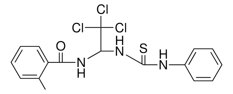 Sigma-Aldrich 2-METHYL-N-(2,2,2-TRICHLORO-1-(3-PHENYL-THIOUREIDO)-ETHYL)-BENZAMIDE,AldrichCPR