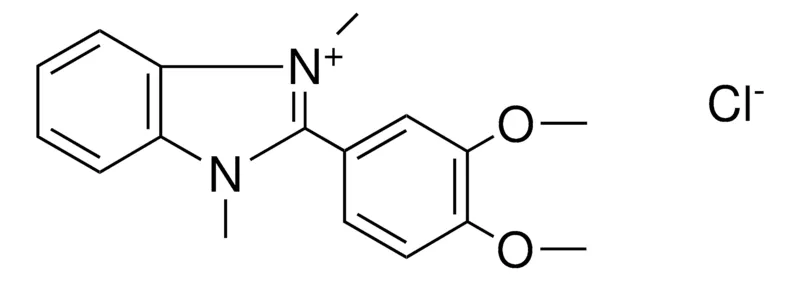 Sigma-Aldrich 2-(3,4-DIMETHOXY-PHENYL)-1,3-DIMETHYL-3H-BENZOIMIDAZOL-1-IUM, CHLORIDE,AldrichCPR