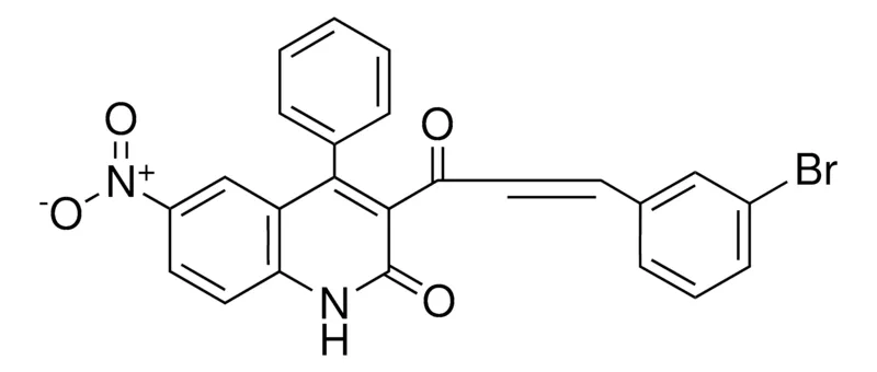 Sigma-Aldrich 3-(3-(3-BROMO-PHENYL)-ACRYLOYL)-6-NITRO-4-PHENYL-1H-QUINOLIN-2-ONE,AldrichCPR