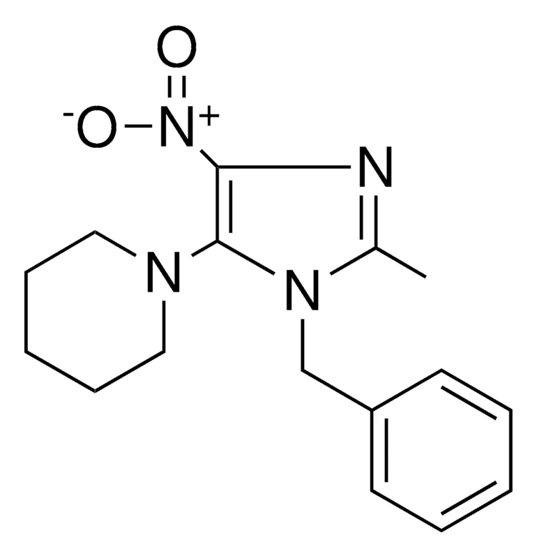 Sigma-Aldrich 1-(3-BENZYL-2-METHYL-5-NITRO-3H-IMIDAZOL-4-YL)-PIPERIDINE，AldrichCPR