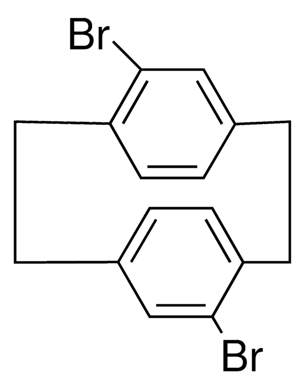 Sigma-Aldrich DIBROMO-TRICYCLO(8.2.2.2(4,7))HEXADECA-1(13),4(16),5,7(15),10(14),11-HEXAENE,AldrichCPR
