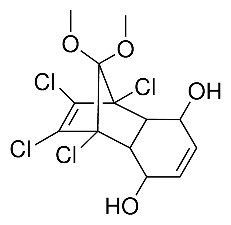 Sigma-Aldrich 1,2,3,4-TETRACHLORO-9,9-DIMETHOXY-HEXAHYDRO-1,4-METHANO-NAPHTHALENE-5,8-DIOL，AldrichCPR