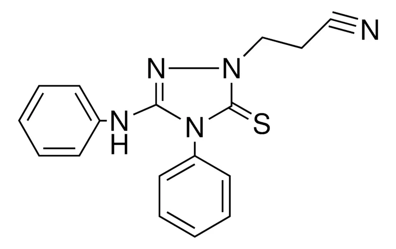 Sigma-Aldrich 3-(4-PH-3-PHENYLAMINO-5-THIOXO-4,5-DIHYDRO-(1,2,4)TRIAZOL-1-YL)-PROPIONITRILE,AldrichCPR