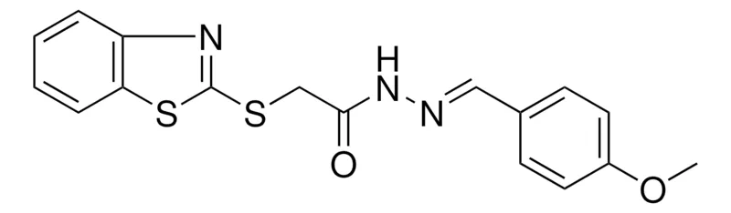 Sigma-Aldrich 2-(BENZOTHIAZOL-2-YLSULFANYL)-ACETIC ACID (4-METHOXY-BENZYLIDENE)-HYDRAZIDE,AldrichCPR