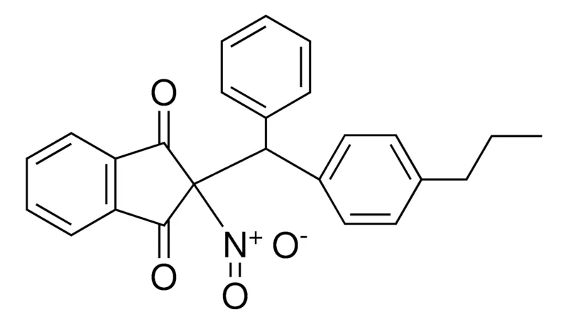 Sigma-Aldrich 2-NITRO-2-(PHENYL-(4-PROPYL-PHENYL)-METHYL)-INDAN-1,3-DIONE,AldrichCPR