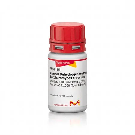 Sigma-Aldrich 醇脱氢酶 来源于酿酒酵母，粉末，≥300单位/mg蛋白质，分子量~141,000（4个亚基）