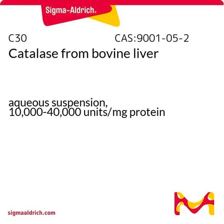 Sigma-Aldrich 过氧化氢酶 来源于牛肝脏，水性混悬液，10,000 - 40,000单位/mg蛋白质