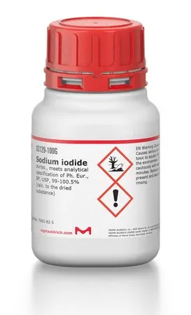Sigma-Aldrich 碘化钠,纯度,符合欧洲药典、英国药典、美国药典的分析质量标准,99-100.5%(以干燥品计)