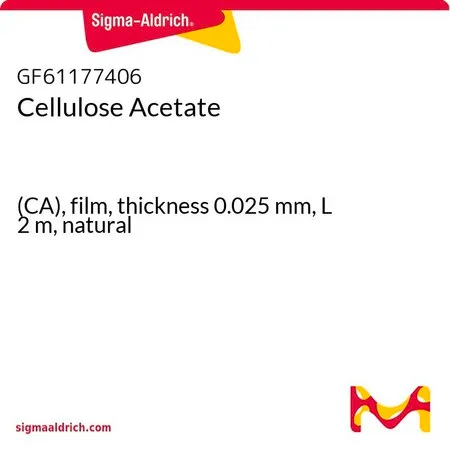 Sigma-Aldrich Cellulose Acetate，(CA)，薄膜，厚度0.025 mm，L² m，天然