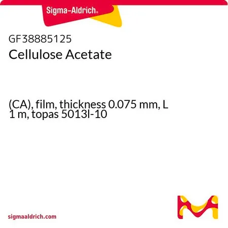Sigma-Aldrich Cellulose Acetate，(CA)，薄膜，厚度0.075 mm，长度1 m，topas 5013 l-10