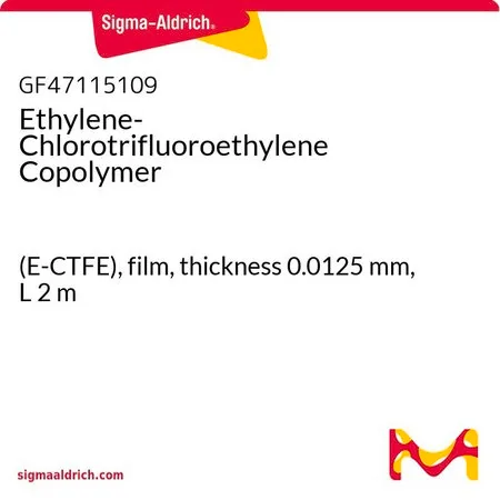 Sigma-Aldrich Ethylene-Chlorotrifluoroethylene Copolymer，（E-CTFE），薄膜，厚度0.0125 mm，L² m
