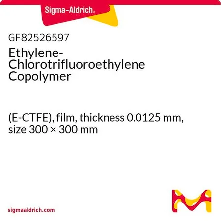 Sigma-Aldrich Ethylene-Chlorotrifluoroethylene Copolymer，（E-CTFE），薄膜，厚度0.0125 mm，尺寸300 × 300 mm