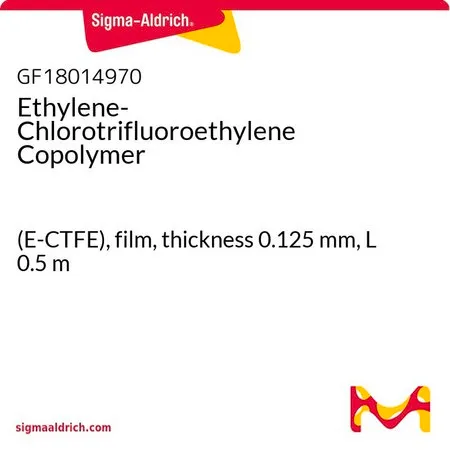 Sigma-Aldrich Ethylene-Chlorotrifluoroethylene Copolymer，（E-CTFE），薄膜，厚度0.125 mm，长度0.5 m