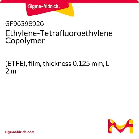 Sigma-Aldrich Ethylene-Tetrafluoroethylene Copolymer，（ETFE），薄膜，厚度0.125 mm，L² m