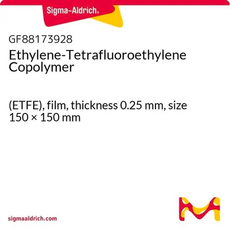 Sigma-Aldrich Ethylene-Tetrafluoroethylene Copolymer，（ETFE），薄膜，厚度0.25 mm，尺寸150 × 150 mm