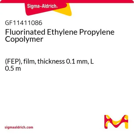 Sigma-Aldrich Fluorinated Ethylene Propylene Copolymer，(FEP)，薄膜，厚度0.1 mm，长度0.5 m
