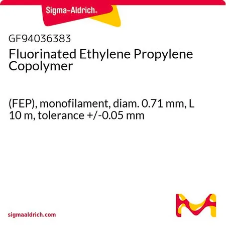 Sigma-Aldrich Fluorinated Ethylene Propylene Copolymer，(FEP)单丝，直径0.71 mm，长度10 m，公差+/-0.05 mm