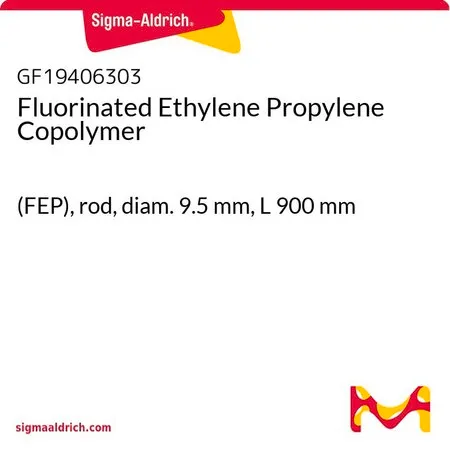 Sigma-Aldrich Fluorinated Ethylene Propylene Copolymer，(FEP)杆，直径9.5 mm，长度900 mm