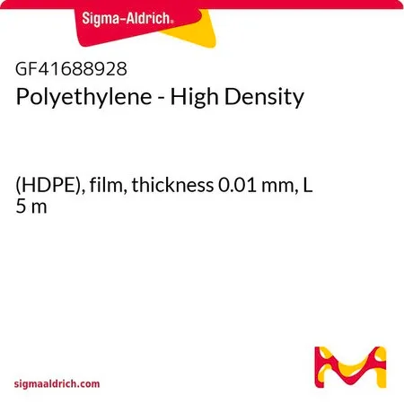 Sigma-Aldrich Polyethylene - High Density，（HDPE），薄膜，厚度0.01 mm，长度5 m