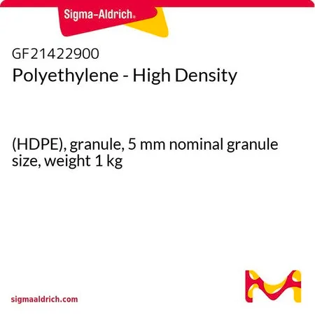 Sigma-Aldrich Polyethylene - High Density，（HDPE），颗粒，5 mm标称粒度，重量1 kg
