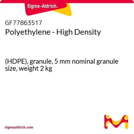 Sigma-Aldrich Polyethylene - High Density，（HDPE），颗粒，5 mm标称粒度，重量2 kg