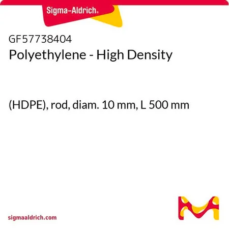 Sigma-Aldrich Polyethylene - High Density，（HDPE），杆，直径10 mm，长度500 mm
