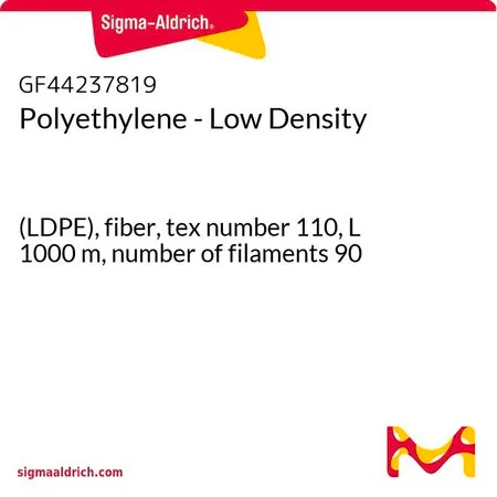 Sigma-Aldrich Polyethylene - Low Density，（LDPE），纤维，特数110，长度1000 m，长丝数90
