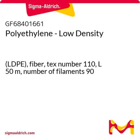 Sigma-Aldrich Polyethylene - Low Density，（LDPE），纤维，特数110，长50米，长丝数90