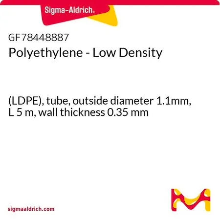 Sigma-Aldrich Polyethylene - Low Density，（LDPE），管，外径1.1mm，长度5 m，壁厚0.35 mm