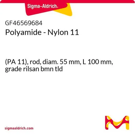 Sigma-Aldrich Polyamide - Nylon 11，(PA 11），杆，直径55 mm，长度100 mm，rilsan bmn tld级