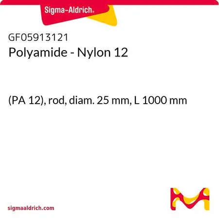 Sigma-Aldrich Polyamide - Nylon 12，(PA 12），杆，直径25 mm，长度1000 mm