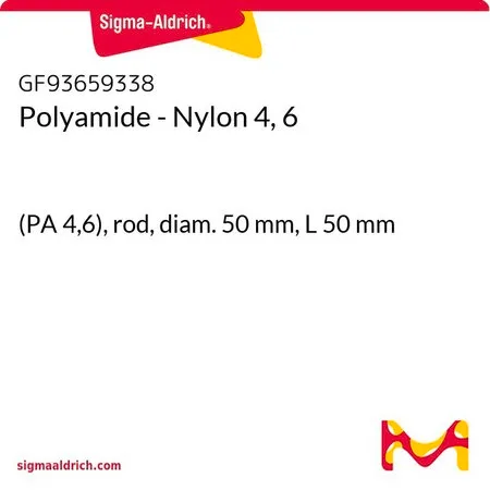 Sigma-Aldrich Polyamide - Nylon 4, 6，(PA 4，6），棒，直径50 mm，长度50 mm