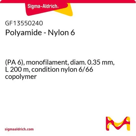 Sigma-Aldrich Polyamide - Nylon 6，(PA 6），单丝，直径0.35 mm，长度200 m，状态尼龙6/66共聚物