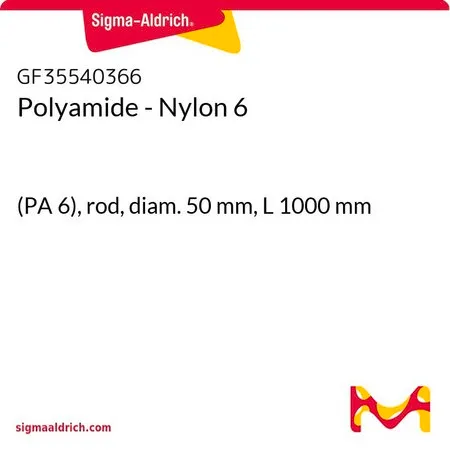 Sigma-Aldrich Polyamide - Nylon 6，(PA 6），杆，直径50 mm，长度1000 mm