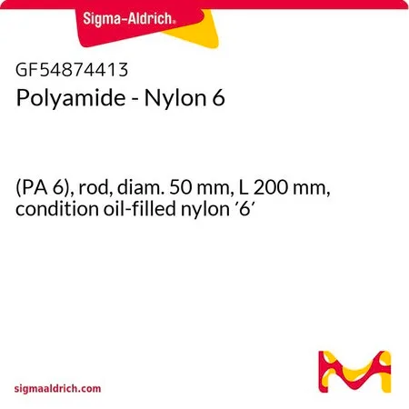 Sigma-Aldrich Polyamide - Nylon 6，(PA 6），杆，直径50 mm，长度200 mm，条件充油尼龙"6"