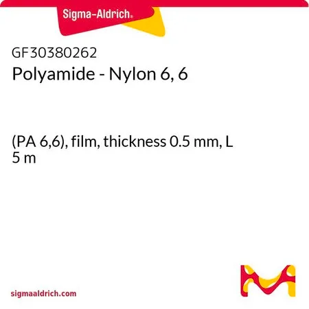 Sigma-Aldrich Polyamide - Nylon 6, 6，(PA 6，6），薄膜，厚度0.5 mm，L 5 m