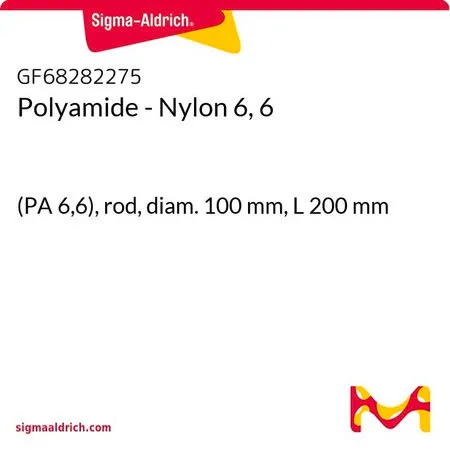 Sigma-Aldrich Polyamide - Nylon 6, 6，(PA 6，6），杆，直径100 mm，长度200 mm